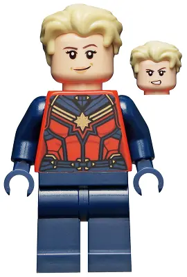 SH0772:  Captain Marvel (Carol Danvers) - Tan Hair Swept Back