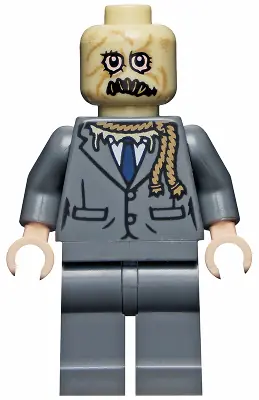 SH0780:  Scarecrow - No Hat, Dark Bluish Gray Suit