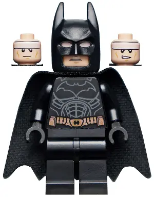 SH0781:  Batman - Black Suit with Copper Belt, Spongy Cape
