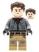 Minifigurka: SH0784:  Bruce Wayne - Drifter