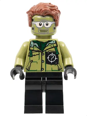 SH0785:  The Riddler - Olive Green Jacket