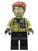 Minifigurka: SH0785:  The Riddler - Olive Green Jacket