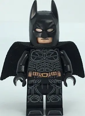 SH0791:  Batman - Black Suit with Copper Belt and Printed Legs (Type 2 Cowl)