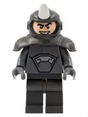 Minifigurka: SH0795:  Rhino - Shoulder Armor with White Horn