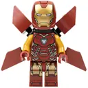 Minifigurka: SH0824:  Iron Man - Mark 85 Armor, Large Helmet Visor, Wings