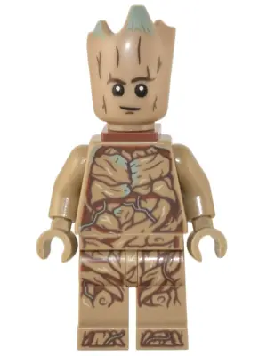 SH0836:  Groot, Teen Groot - Dark Tan with Neck Bracket
