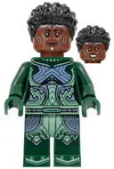Minifigurka: SH0844:  Nakia - Dark Green Suit