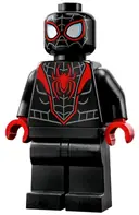 Minifigurka: SH0855:  Spider-Man (Miles Morales) - Dark Bluish Gray Webbing on Head, Red Hands