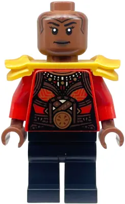 SH0870:  Okoye - Red Top, Shoulder Armor