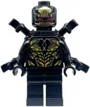 Minifigurka: SH0871:  Outrider - Extended Arms, Torso with Short Dark Bluish Gray Tips at Neck