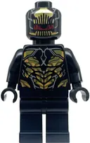 Minifigurka: SH0872:  Outrider - Torso with Short Dark Bluish Gray Tips at Neck
