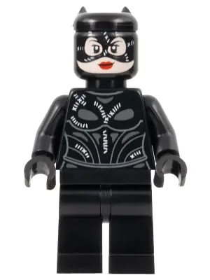 SH0885:  Catwoman - Black Stitched Suit and Mask