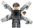 Minifigurka: SH0890:  Dr. Octopus (Otto Octavius) / Doc Ock - Dark Bluish Gray Outfit, Mechanical Arms