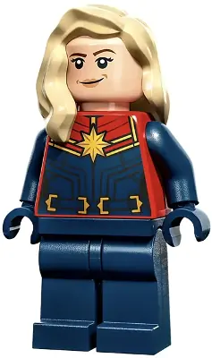 SH0911:  Captain Marvel (Carol Danvers) - Tan Hair over Shoulder