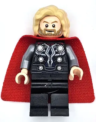 SH0915:  Thor - Spongy Cape with Single Hole, Black Legs, Bushy Hair