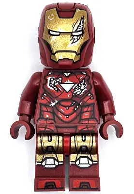 SH0923:  Iron Man - Mark 6 Armor, Large Helmet Visor, Battle Damage