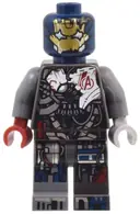 Minifigurka: SH0924:  Ultron MK1 - Dark Blue Head