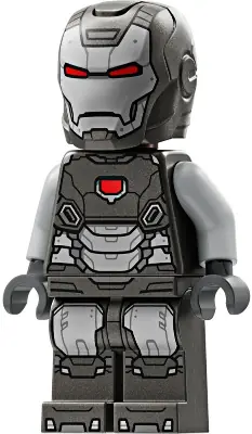 SH0944:  War Machine - Pearl Dark Gray and Light Bluish Gray Armor