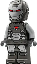 Minifigurka: SH0944:  War Machine - Pearl Dark Gray and Light Bluish Gray Armor