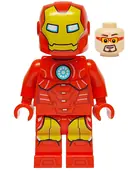 Minifigurka: SH0952:  Iron Man - Yellow Mask and Leg Armor
