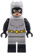 Minifigurka: SH0961:  Catwoman - Light Bluish Gray Suit