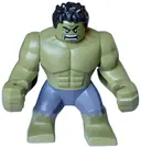 Minifigurka: SH0967:  Hulk - Giant, Dark Bluish Gray Pants, Raging