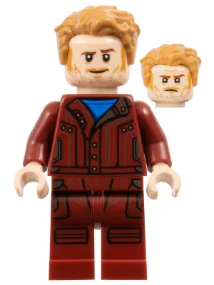 SH0975:  Star-Lord - Dark Red Printed Legs