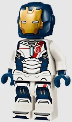 SH0983:  Iron Legion - Dark Blue Head, One Piece Helmet