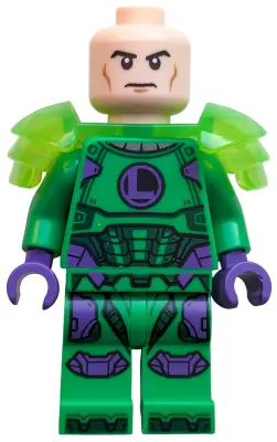 SH1007:  Lex Luthor - Bright Green Armor, Shoulder Pads