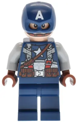 SH1011:  Captain America - Dark Blue Suit with Strap