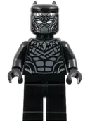 Minifigurka: SH1019:  Black Panther - Dark Bluish Gray Armor