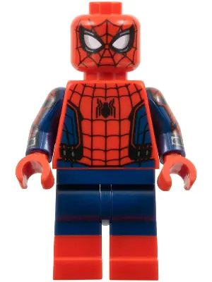 SH1020:  Spider-Man - Printed Dark Blue Arms, Red Boots