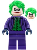 Minifigurka: SH1022:  The Joker - Dark Purple Suit, Green Vest, Bright Green Hair