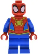 Minifigurka: SH1033:  Spider-Man (Peter 'Spidey' Parker) - Medium Legs, Lime Spider Logo