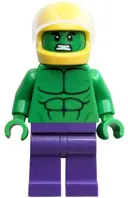 Minifigurka: SH1043:  Hulk - Minifigure, Dark Purple Legs, Helmet