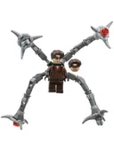Minifigurka: SH1060:  Dr. Octopus (Otto Octavius) / Doc Ock - Reddish Brown Outfit, Mechanical Arms