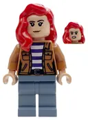 Minifigurka: SH1062:  Mary Jane - Medium Nougat Jacket, Red Hair