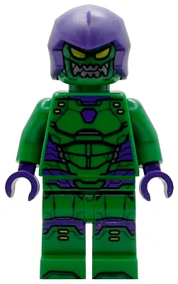 SH1066:  Green Goblin - Green Outfit, Dark Purple Hood