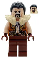 Minifigurka: SH1070:  Kraven The Hunter - Reddish Brown Plain Legs