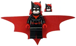 SH1083:  Batwoman - Cape Black and Red Sides
