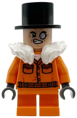 SH1090:  The Penguin - Prison Jumpsuit, Side Pockets, Light Nougat Head