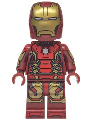SH1103:  Iron Man - Mark 43 Armor, Light Nougat Head, Printed Arms