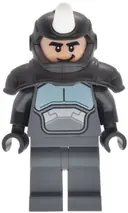 Minifigurka: SH1106:  Rhino - Shoulder Armor with White Horn, Dark Bluish Gray Legs