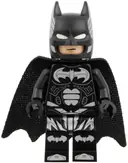 Minifigurka: SH1119:  Batman - Black Suit with Silver Bats and Trim