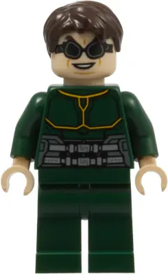 SH1120:  Dr. Octopus (Otto Octavius) / Doc Ock - Dark Green Outfit, Dark Brown Hair