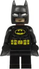 Minifigurka: SH1123:  Batman - Black Suit, Yellow Belt with Medium Nougat Details, Cowl with White Eyes, Flexible Rubber Cape