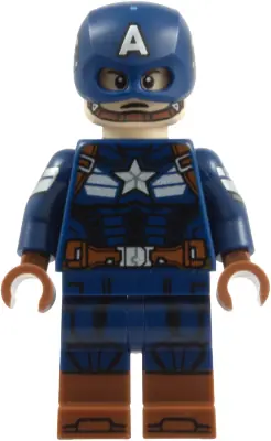 SH1128:  Captain America - Dark Blue Suit, Printed Arms