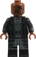 Minifigurka: SH1133:  Nick Fury - Leather Trench Coat, Black Legs