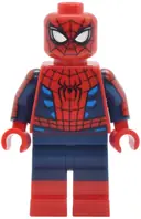 Minifigurka: SH1134:  Spider-Man - Suit with Dark Azure Highlights, Printed Dark Blue Arms, Red Boots