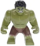 Minifigurka: SH1138:  Hulk - Giant, Reddish Brown Pants with Frayed Edges